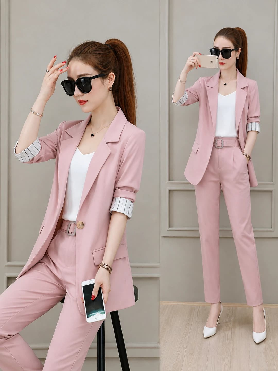 0.5" thin strap, pink, 1 pc
