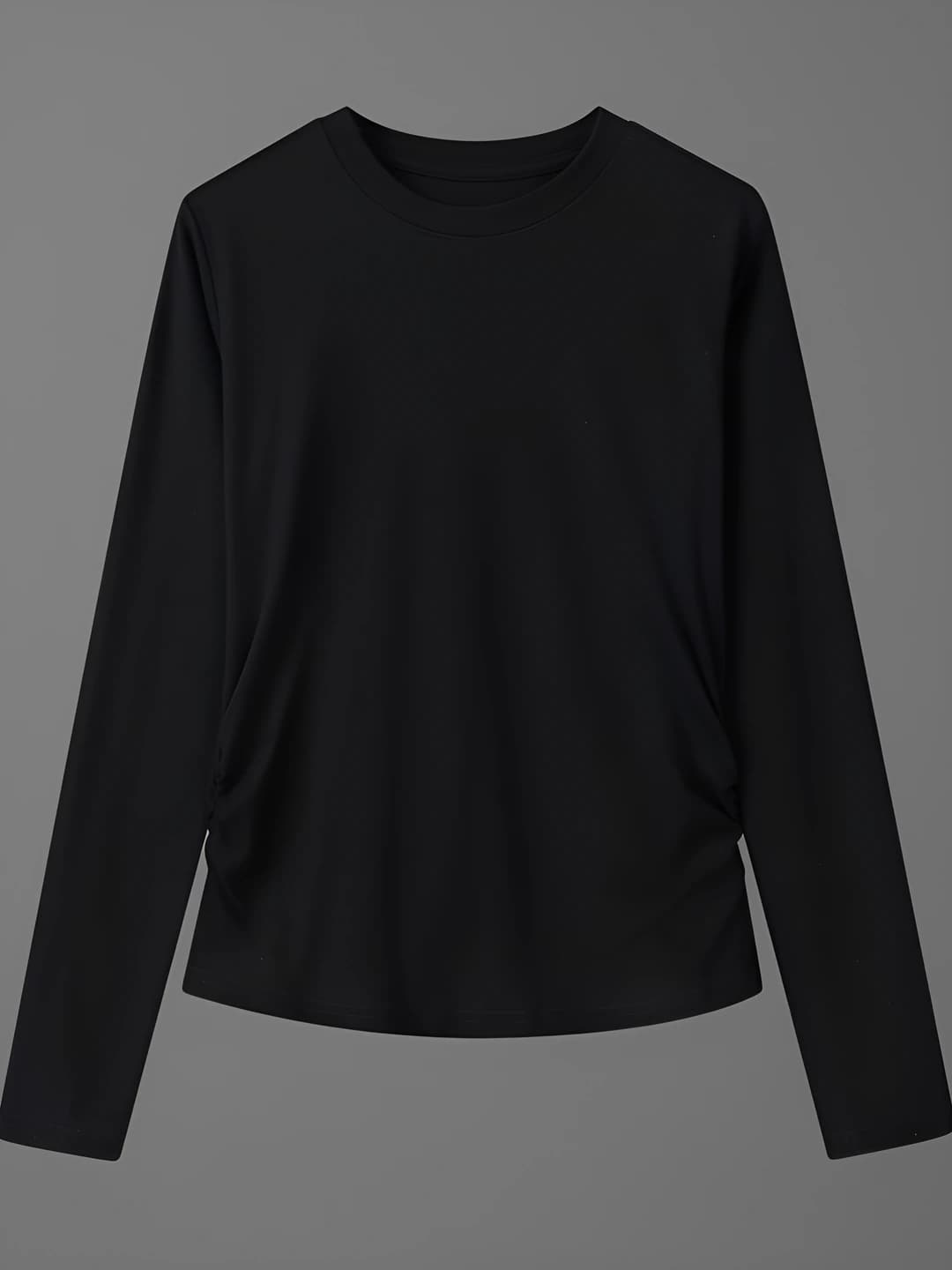 TH01 Fitted Long Sleeve-Black