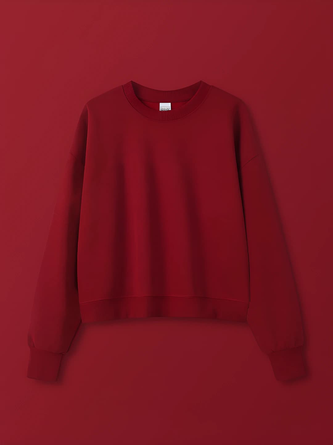 Round neck - Wine red