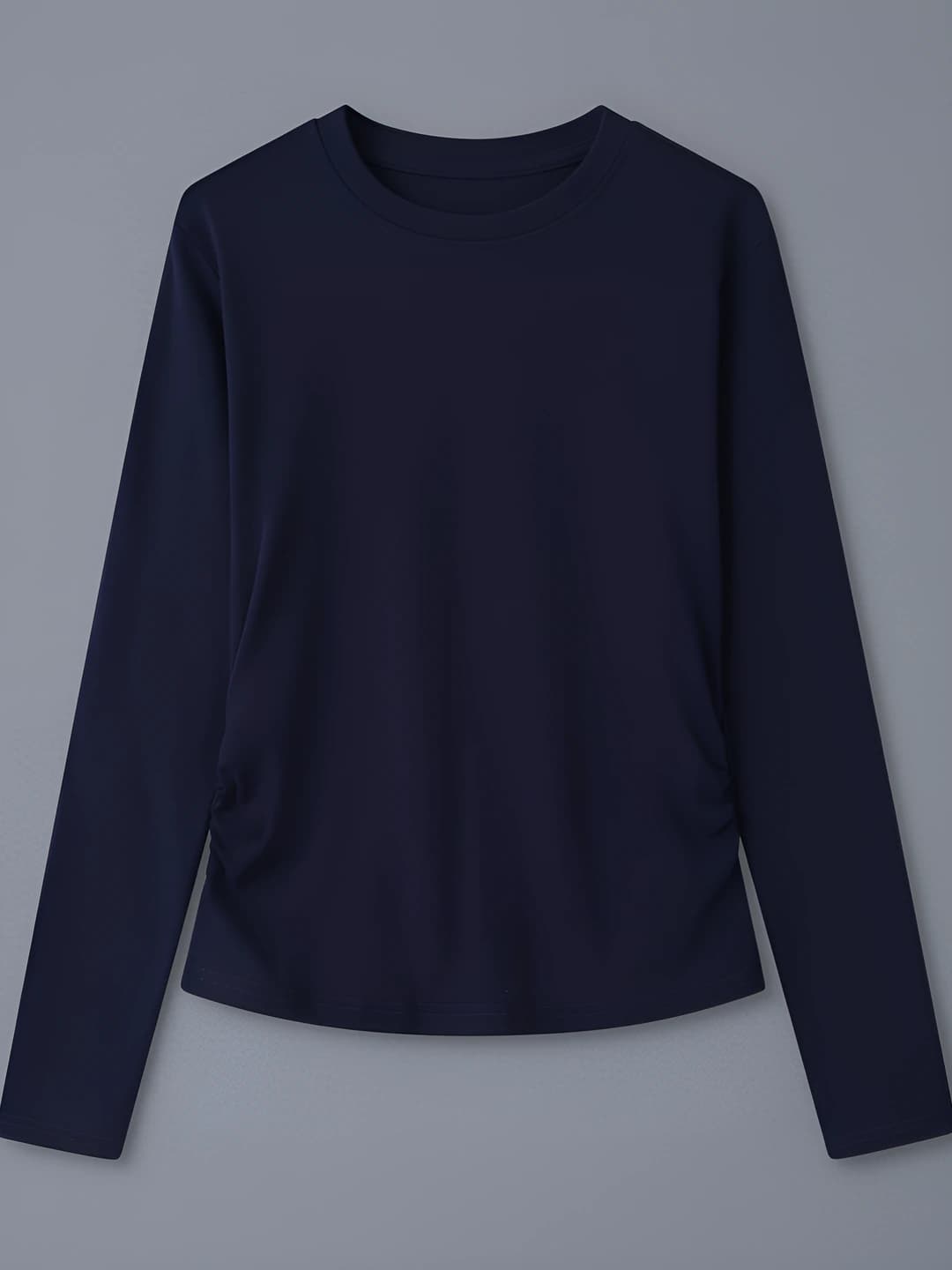 TH01 Fitted Long Sleeve-Navy