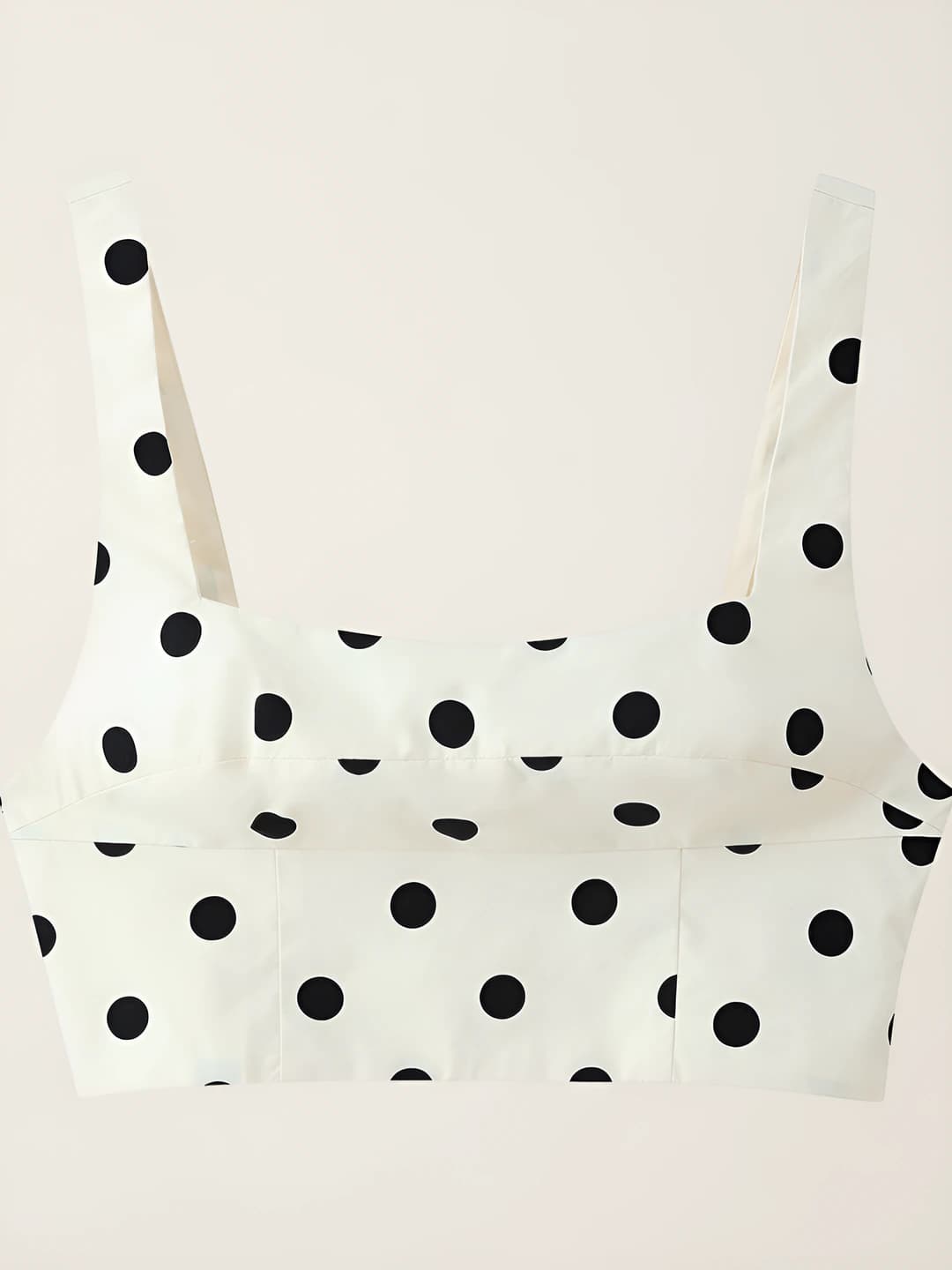Polka dot short top