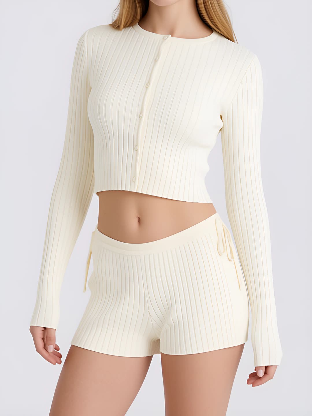 Off-white knit set