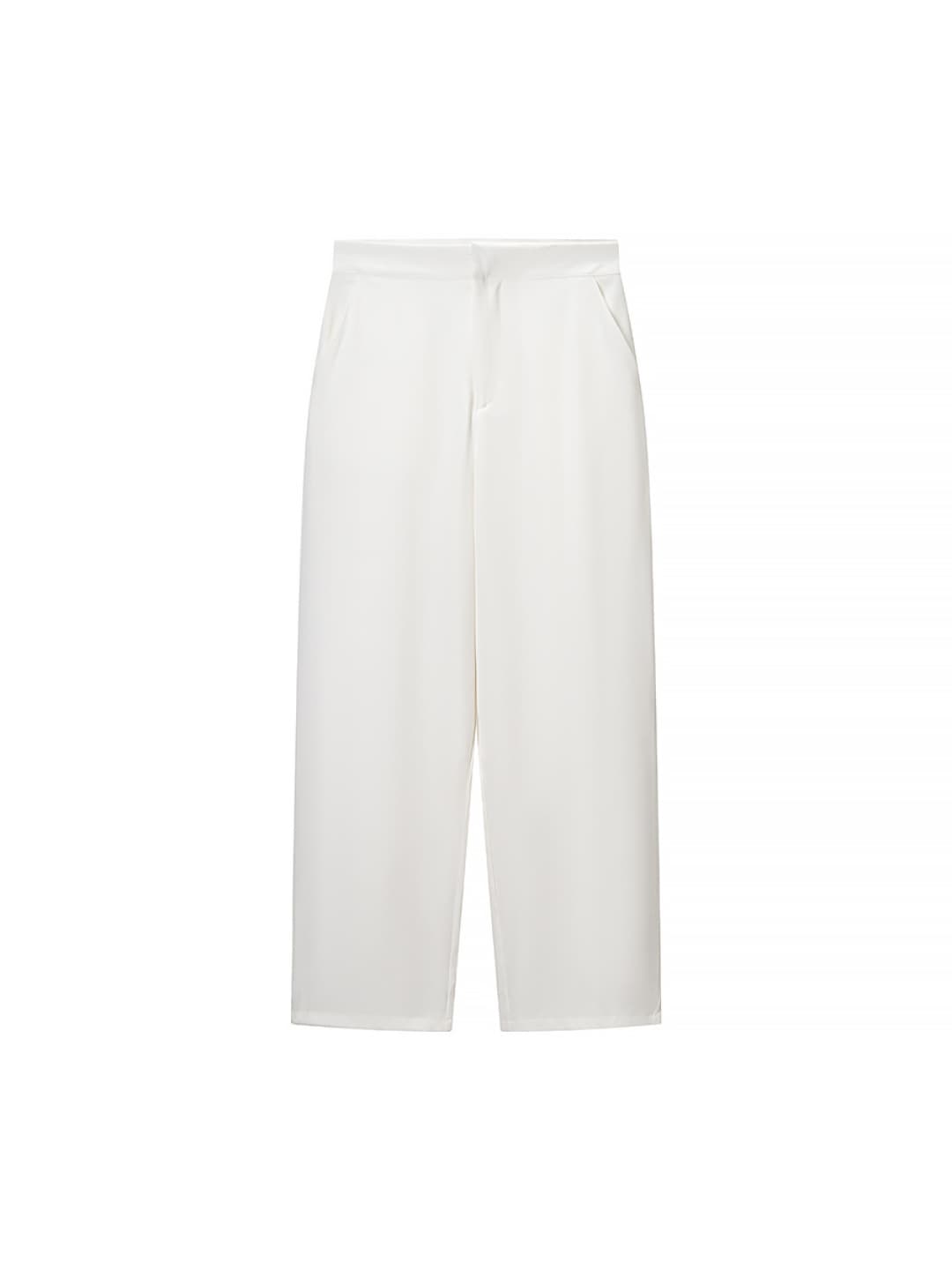 White casual pants