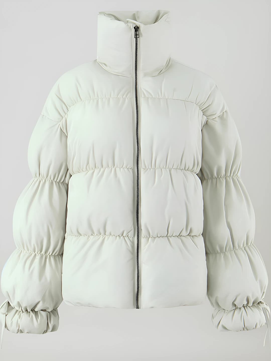 Light green cotton coat