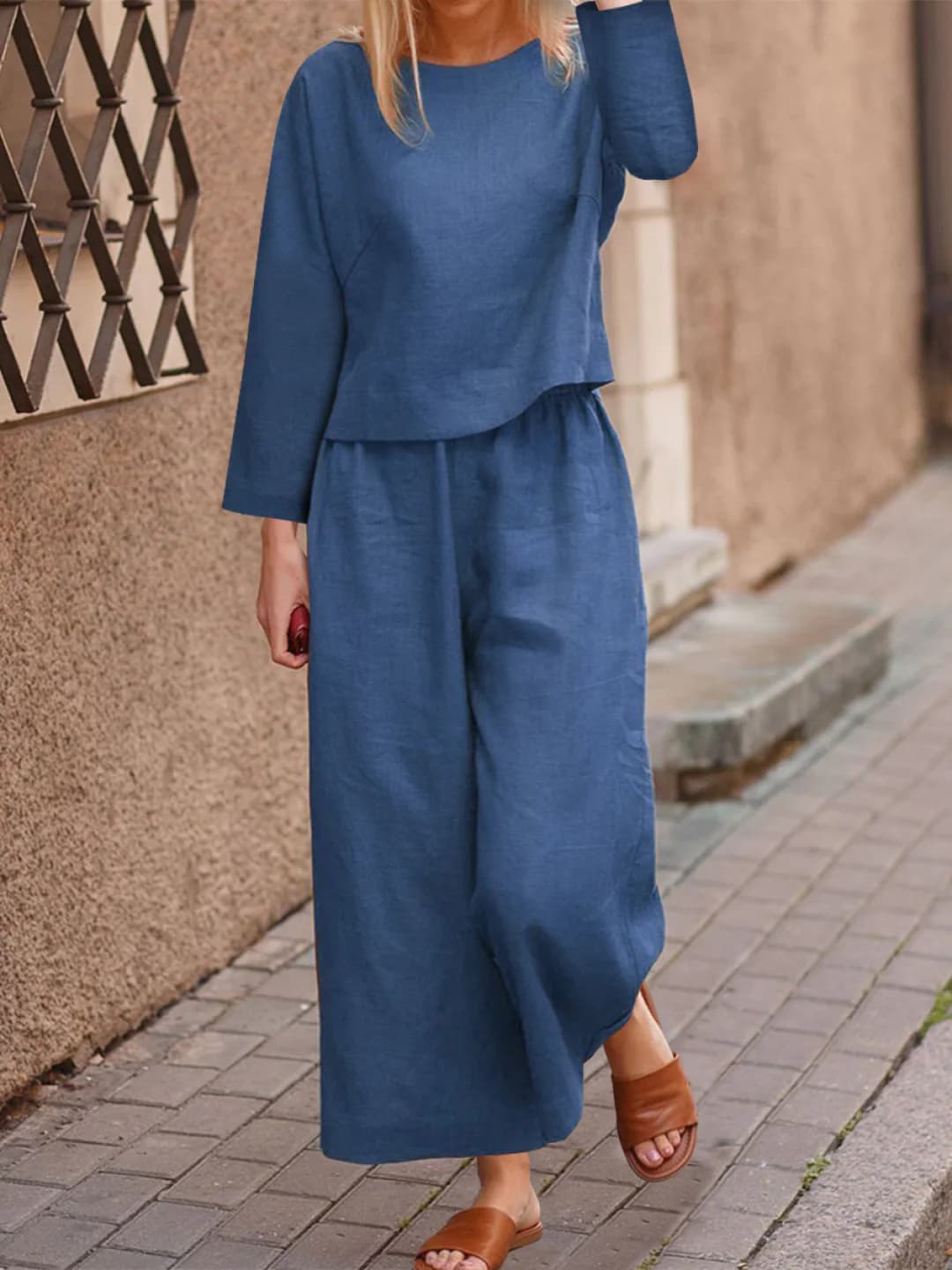 Dark blue, long, long sleeve