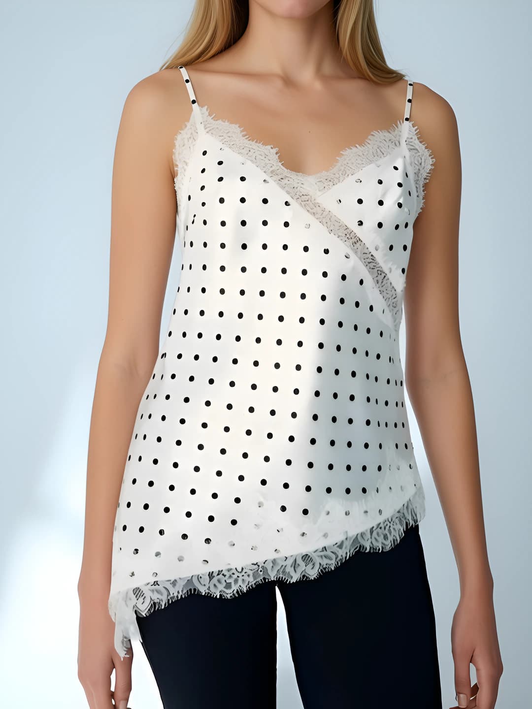 Polka dot top