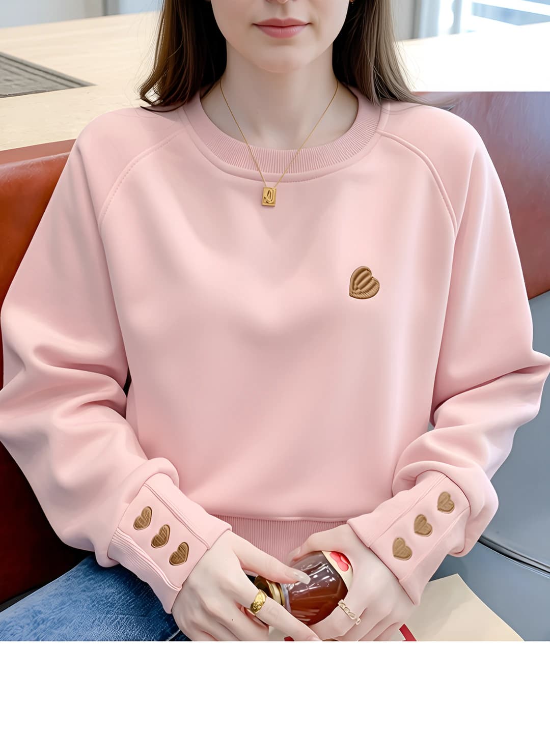 Pink (thick, no fleece)