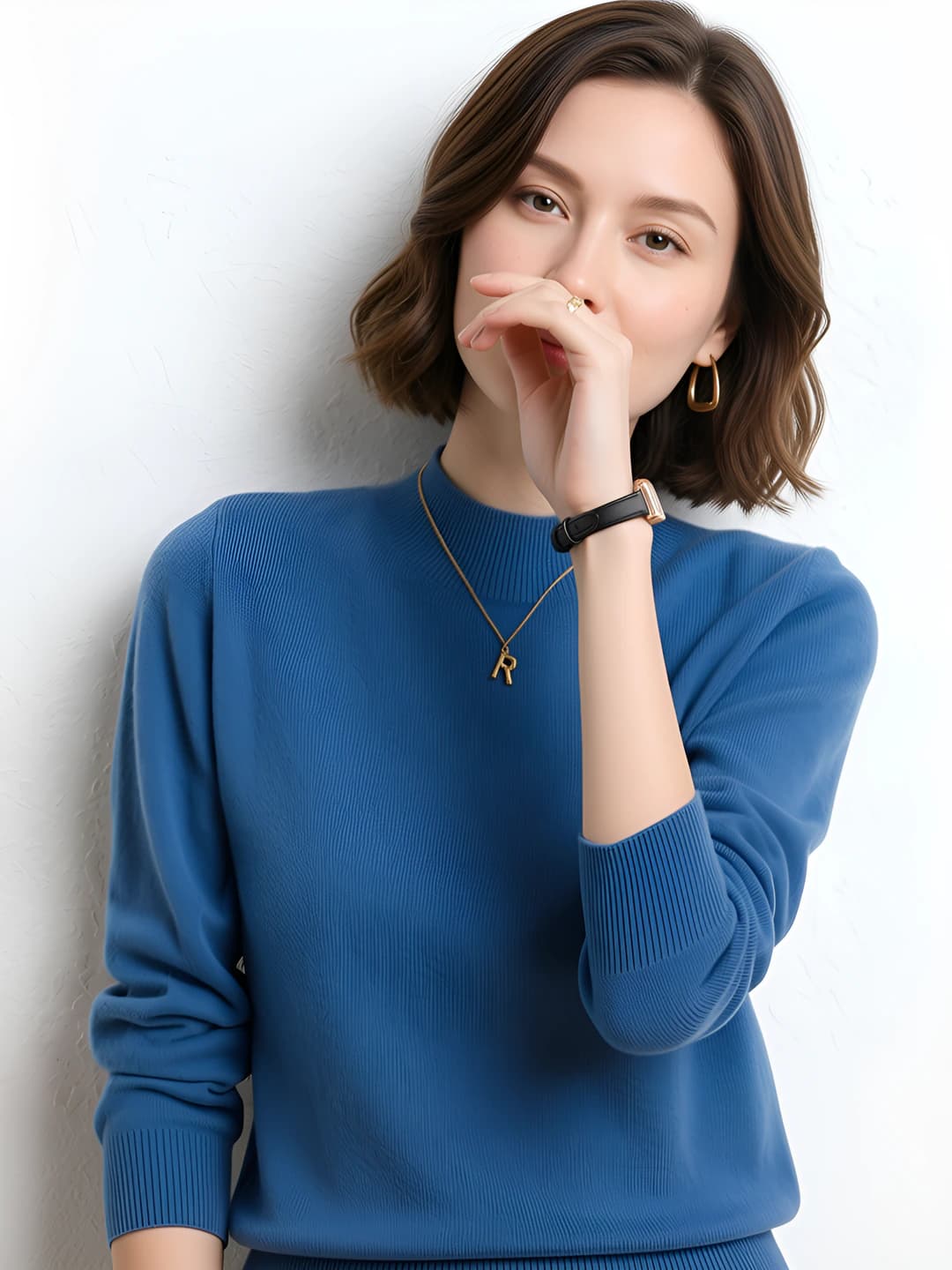 Hazy blue