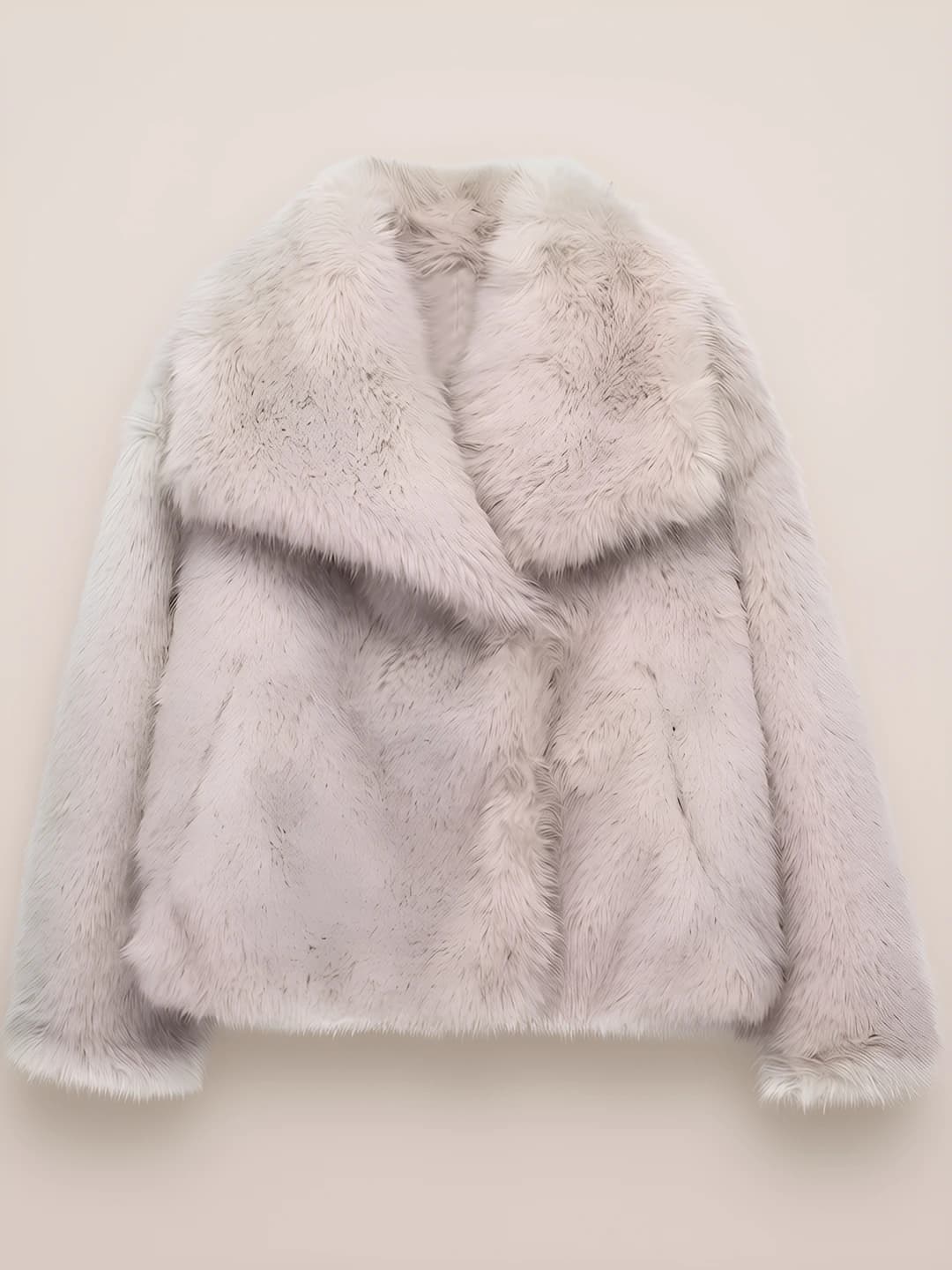 Off-white grey big collar