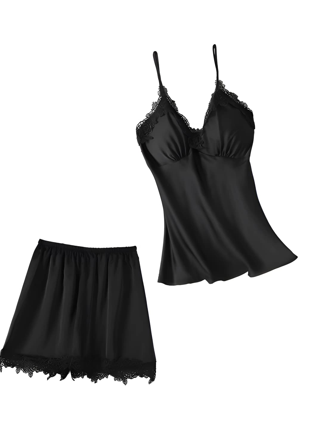 Black (top+shorts)