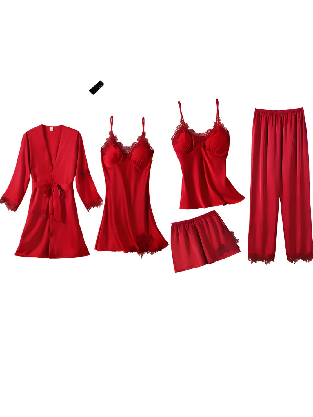 Wine red water-soluble floral