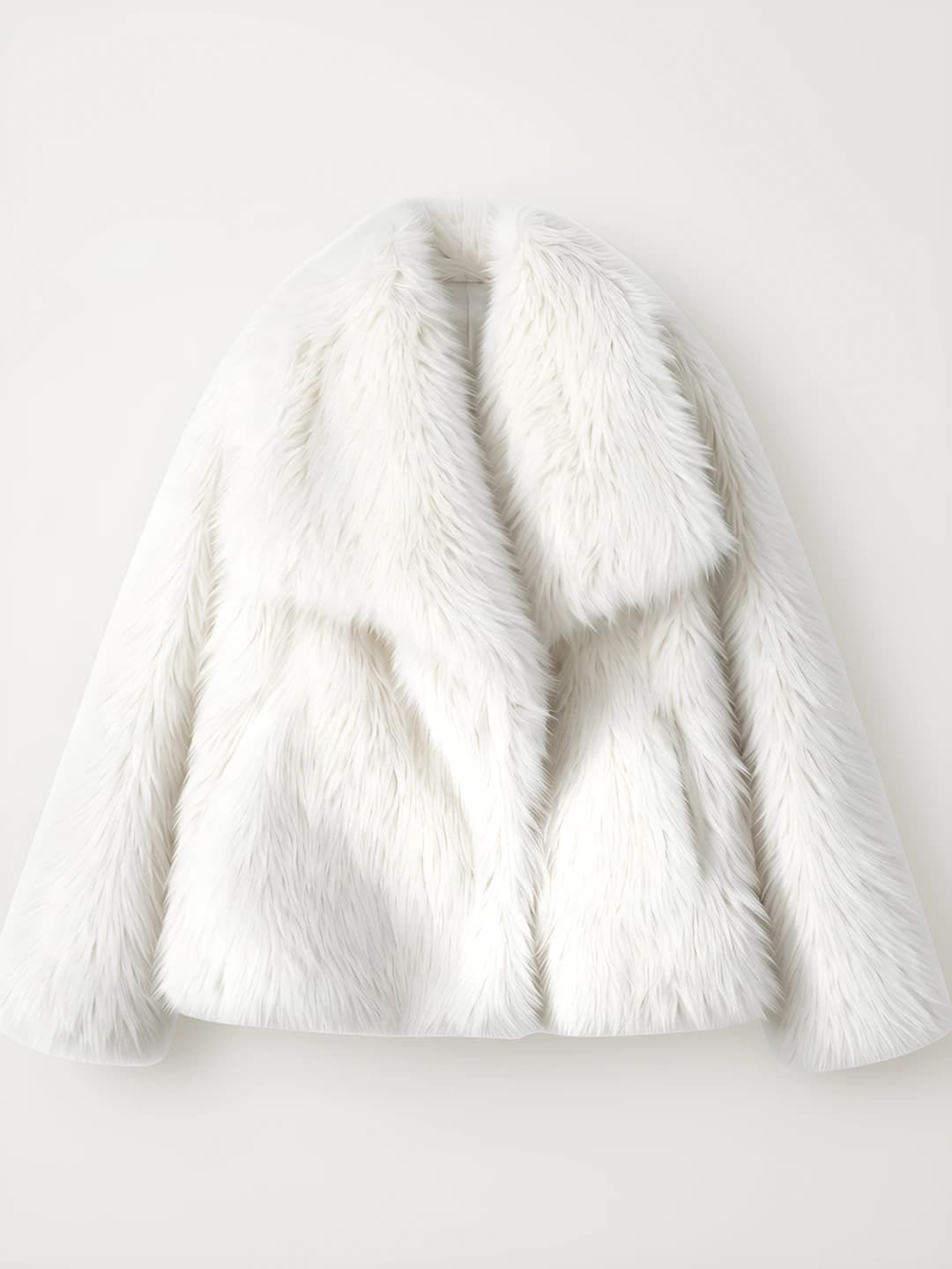 Off-white large lapels