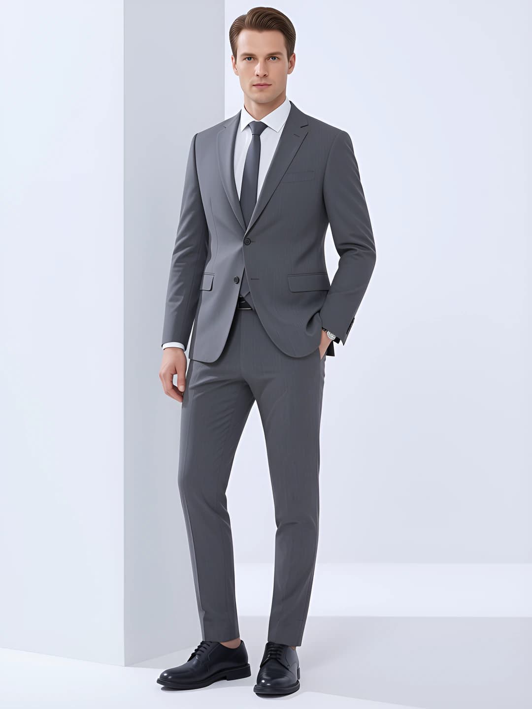 Medium grey men's blazer
