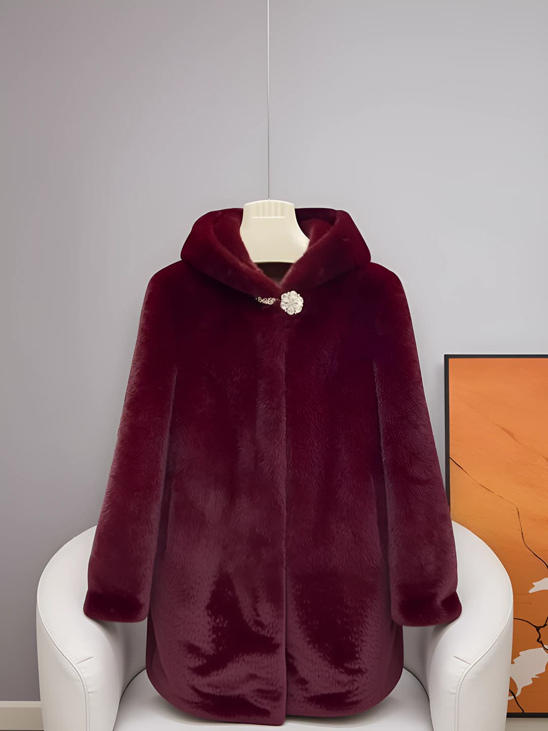 Bordo kapronli