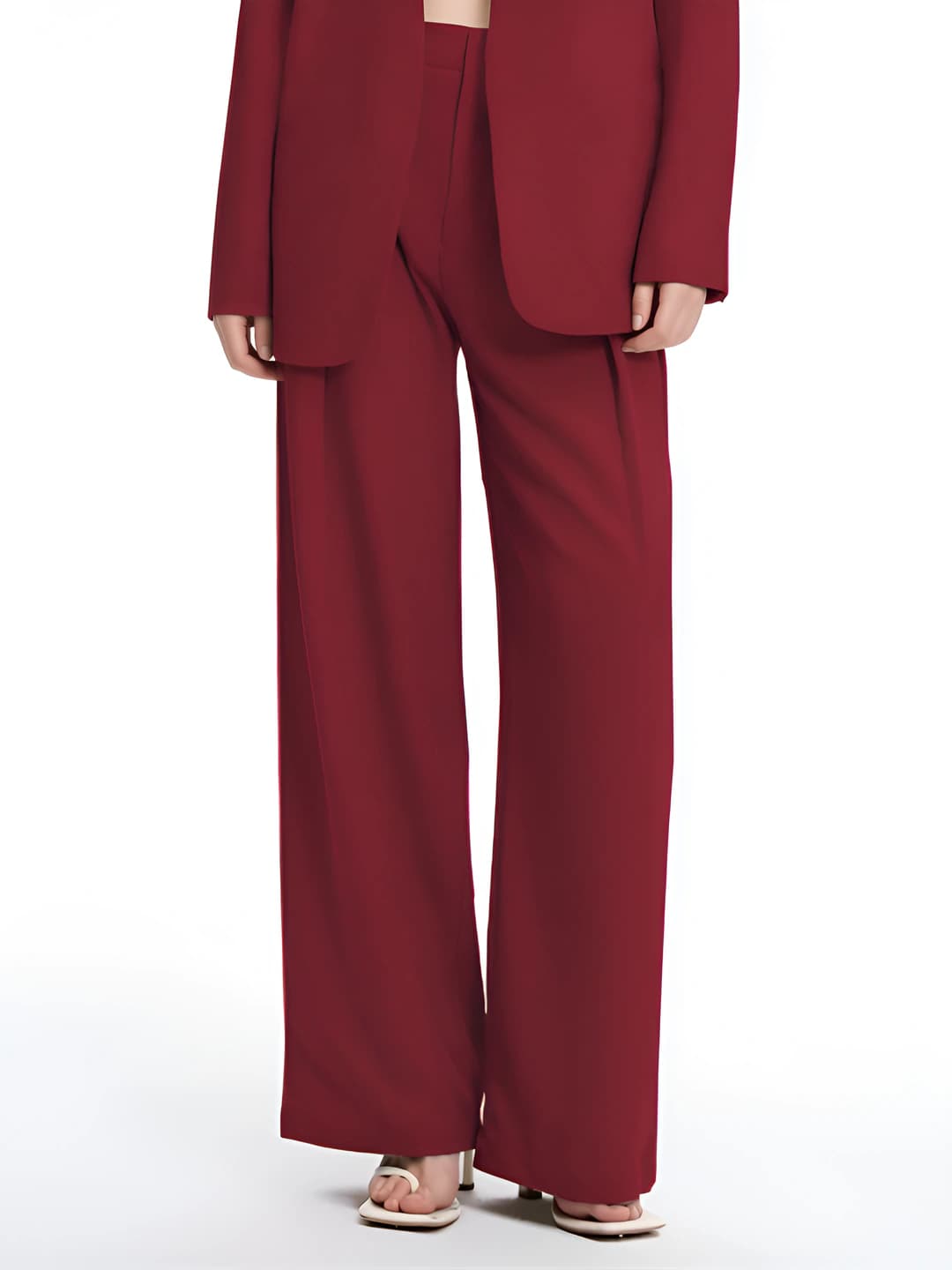 Wine red pants