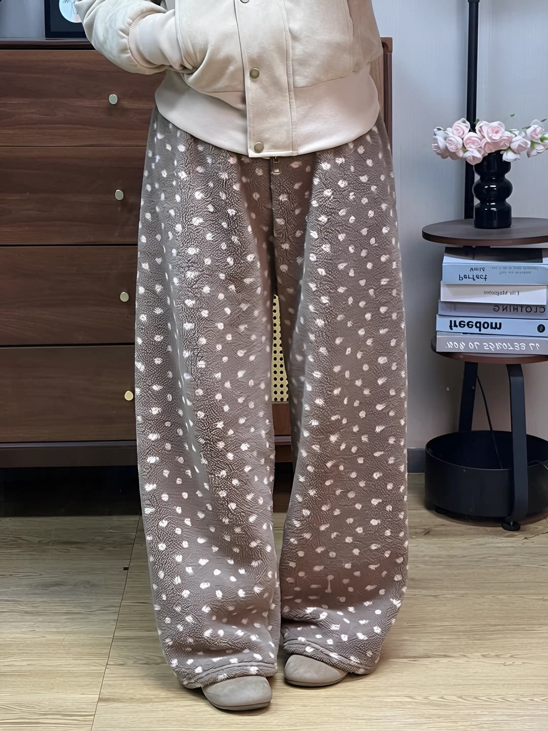 Brown floral