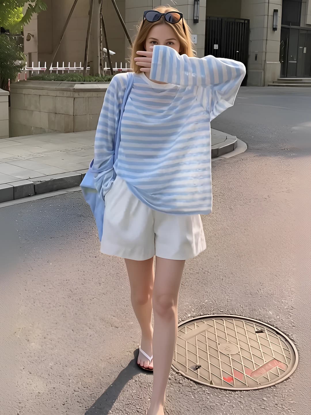 Синий