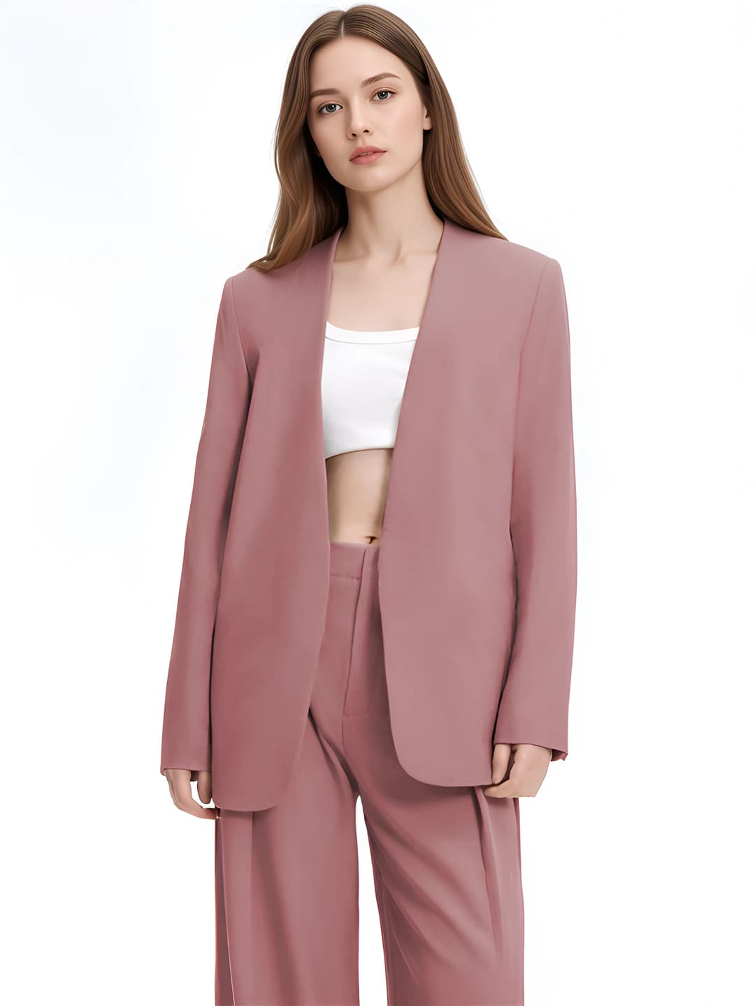 Pink suit