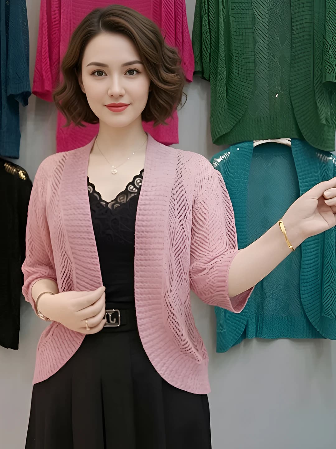 0.5'' тонкий ремень, розовый, 1 шт