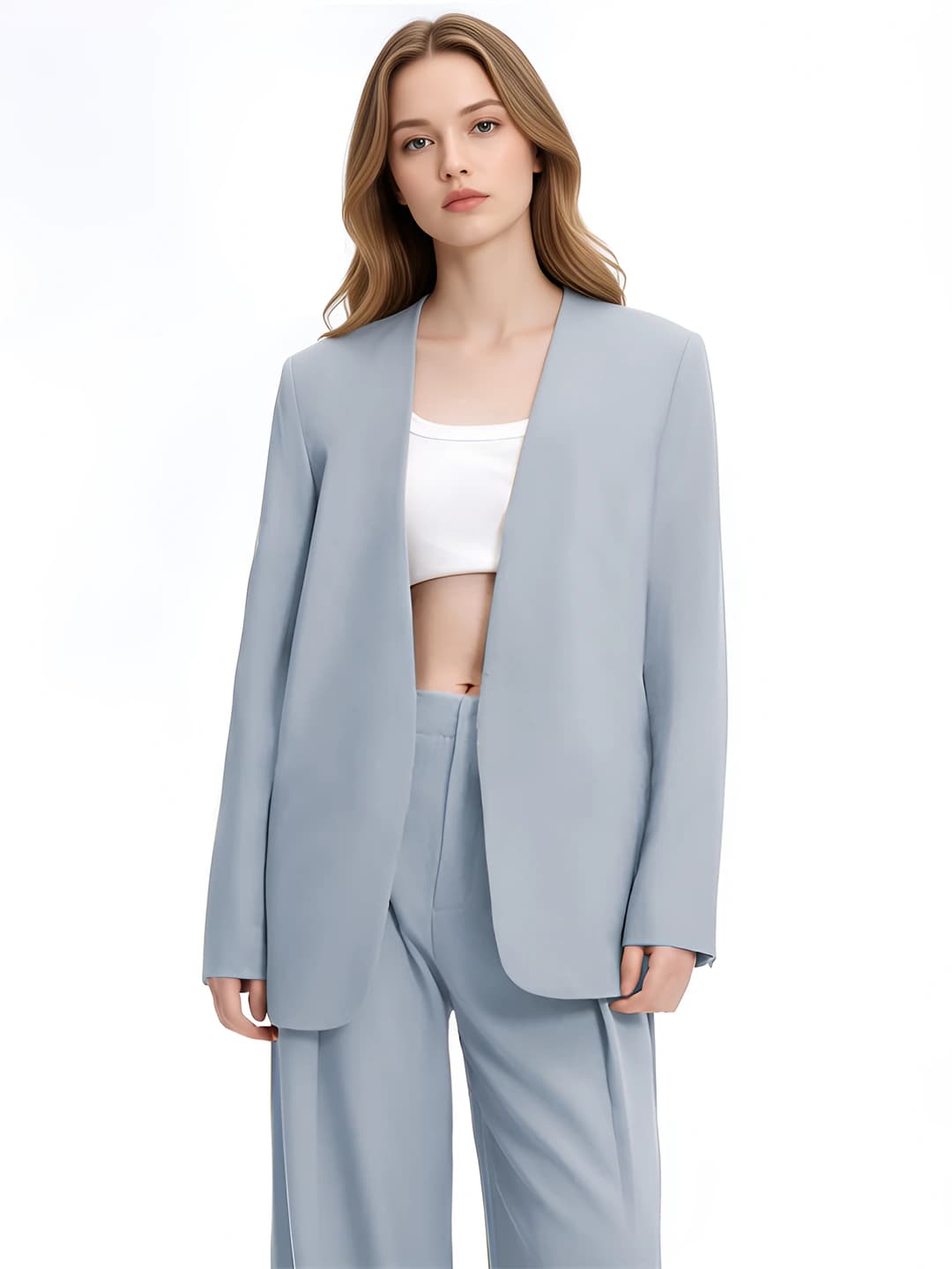 Blue [pants+suit]