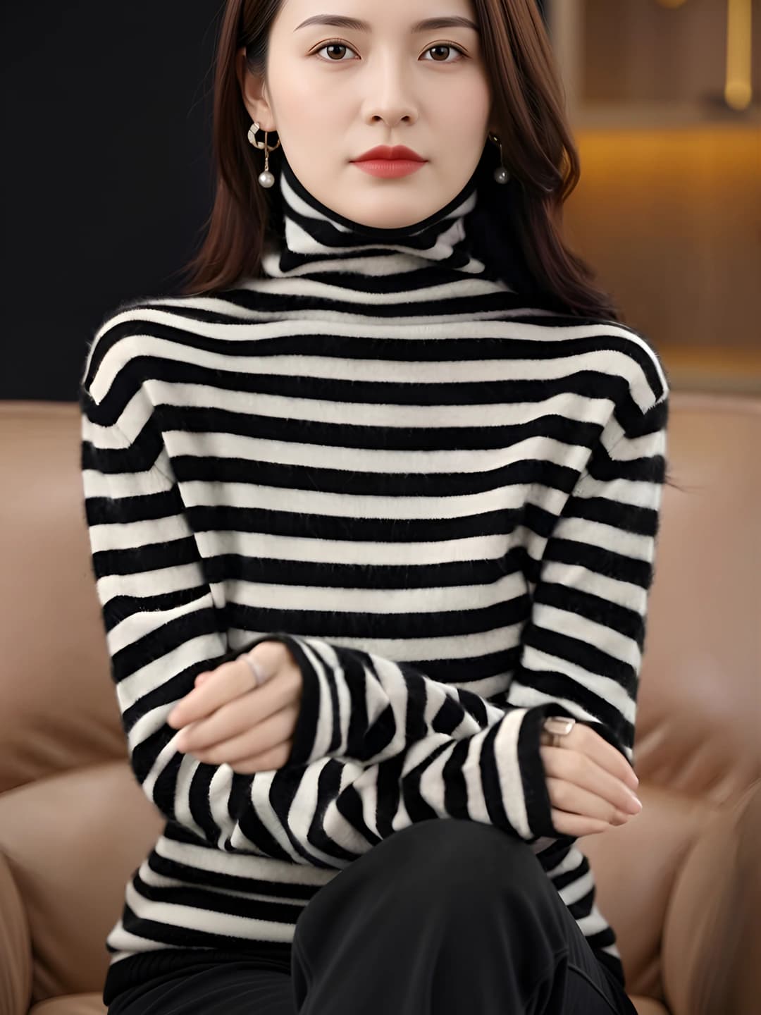 Black striped