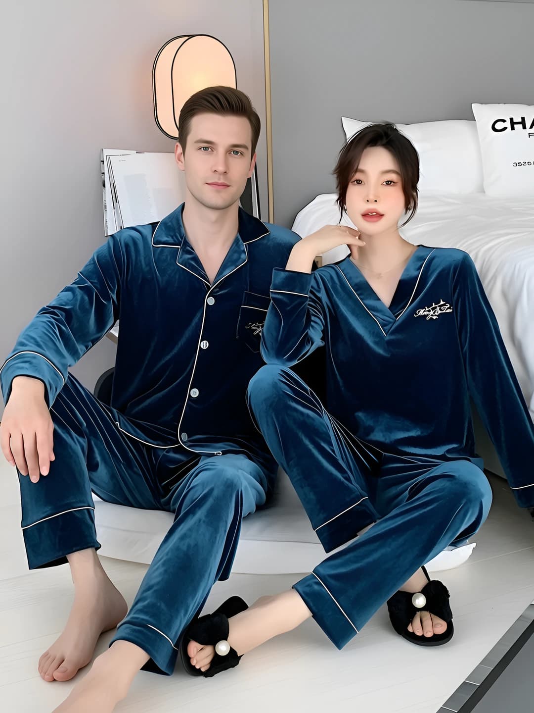 8918+8026 (Couple) Blue-grey