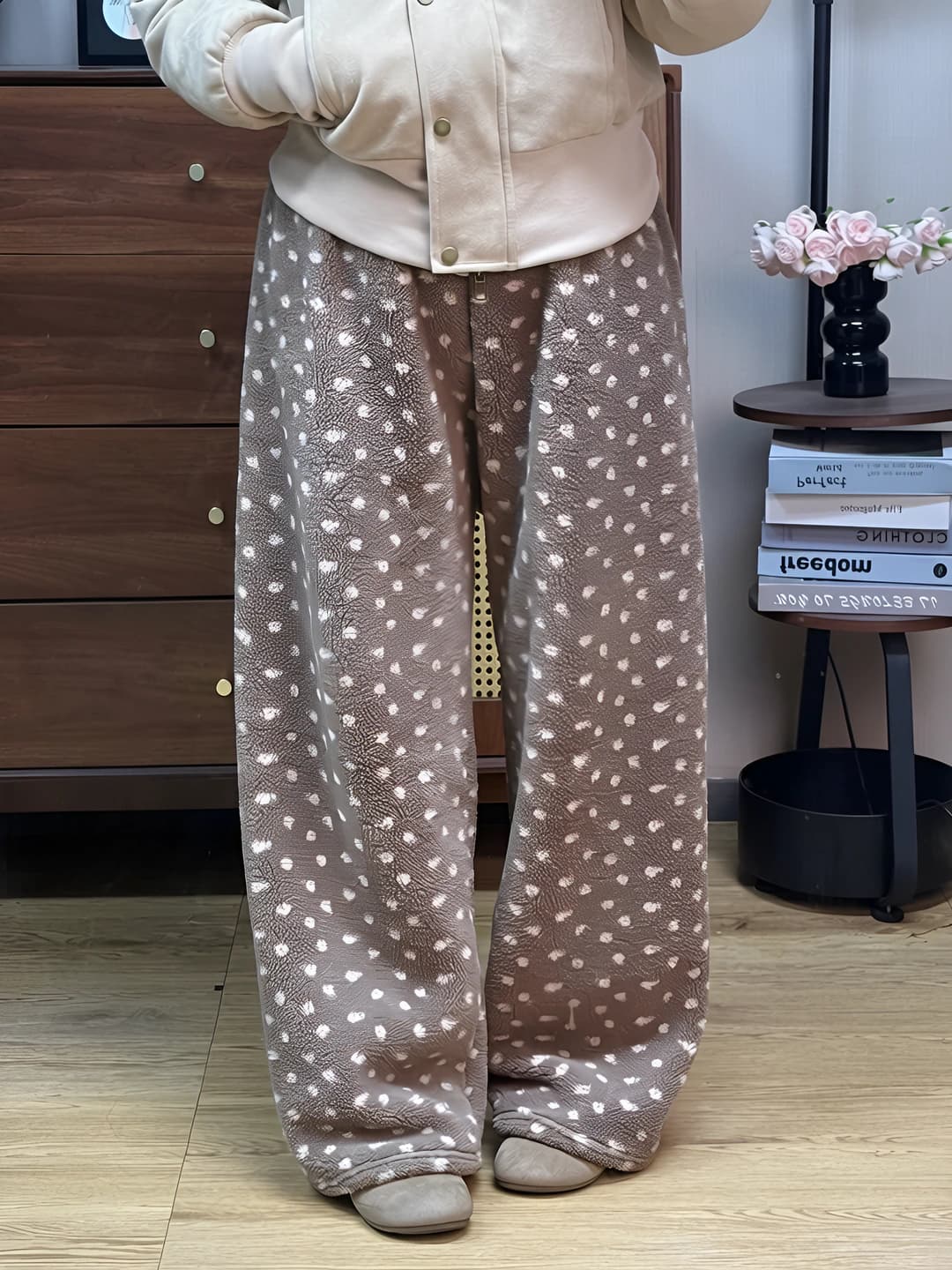 Brown floral