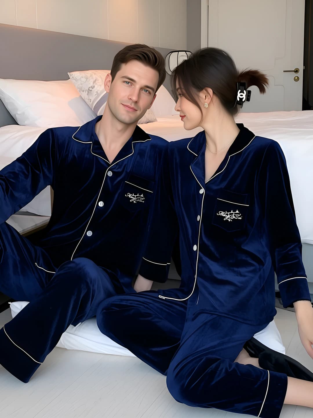 8025+8026 Thick Double-sided Navy