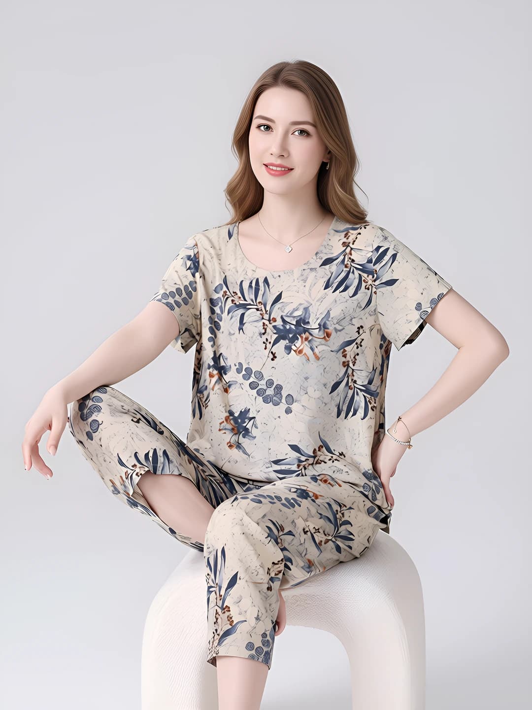 910 ивовые листья и цветы