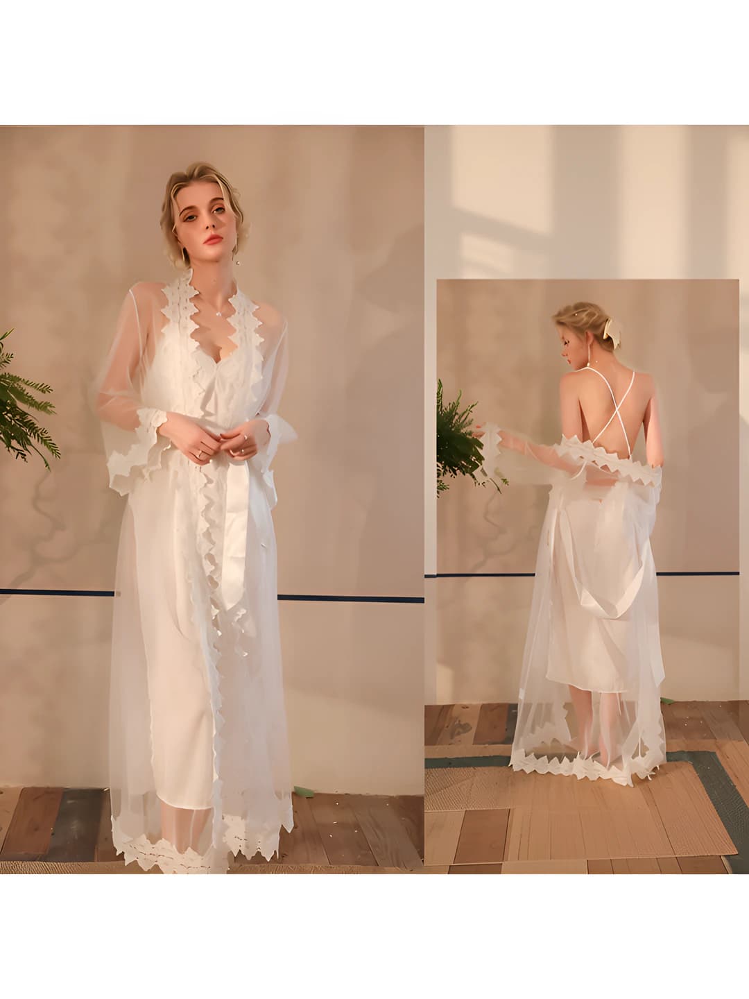 White outer robe