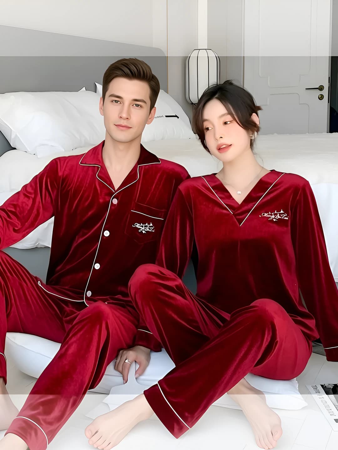 8918+8026 (Couple) Wine red