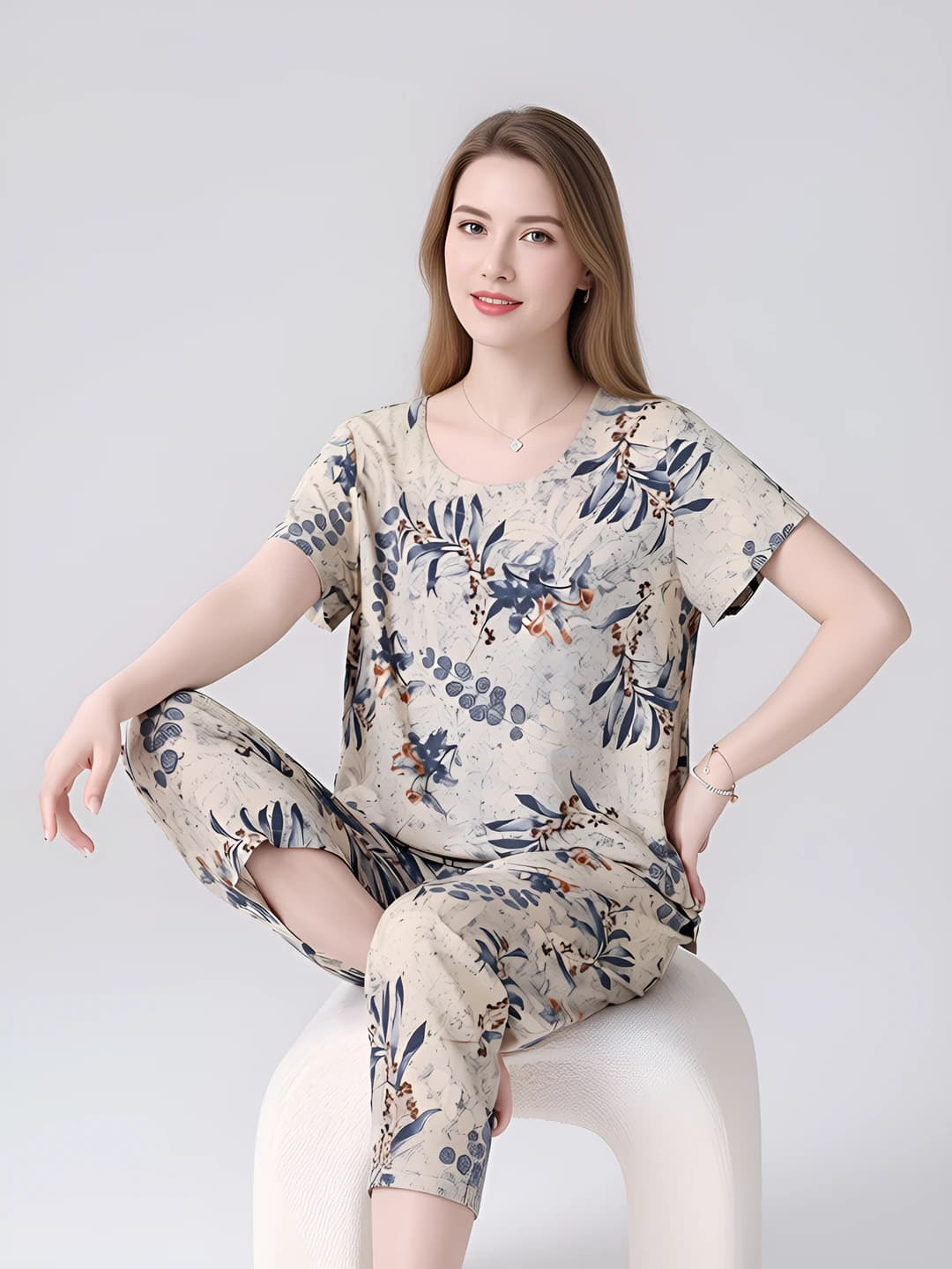 910 ивовые листья и цветы