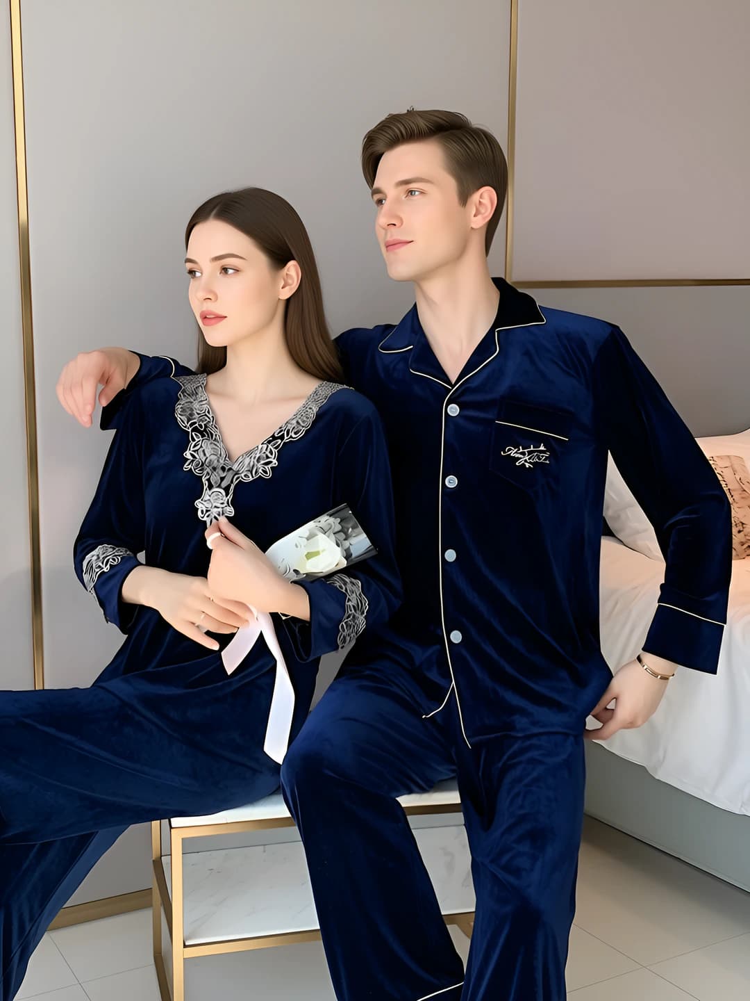 2107+8026 Couple Navy