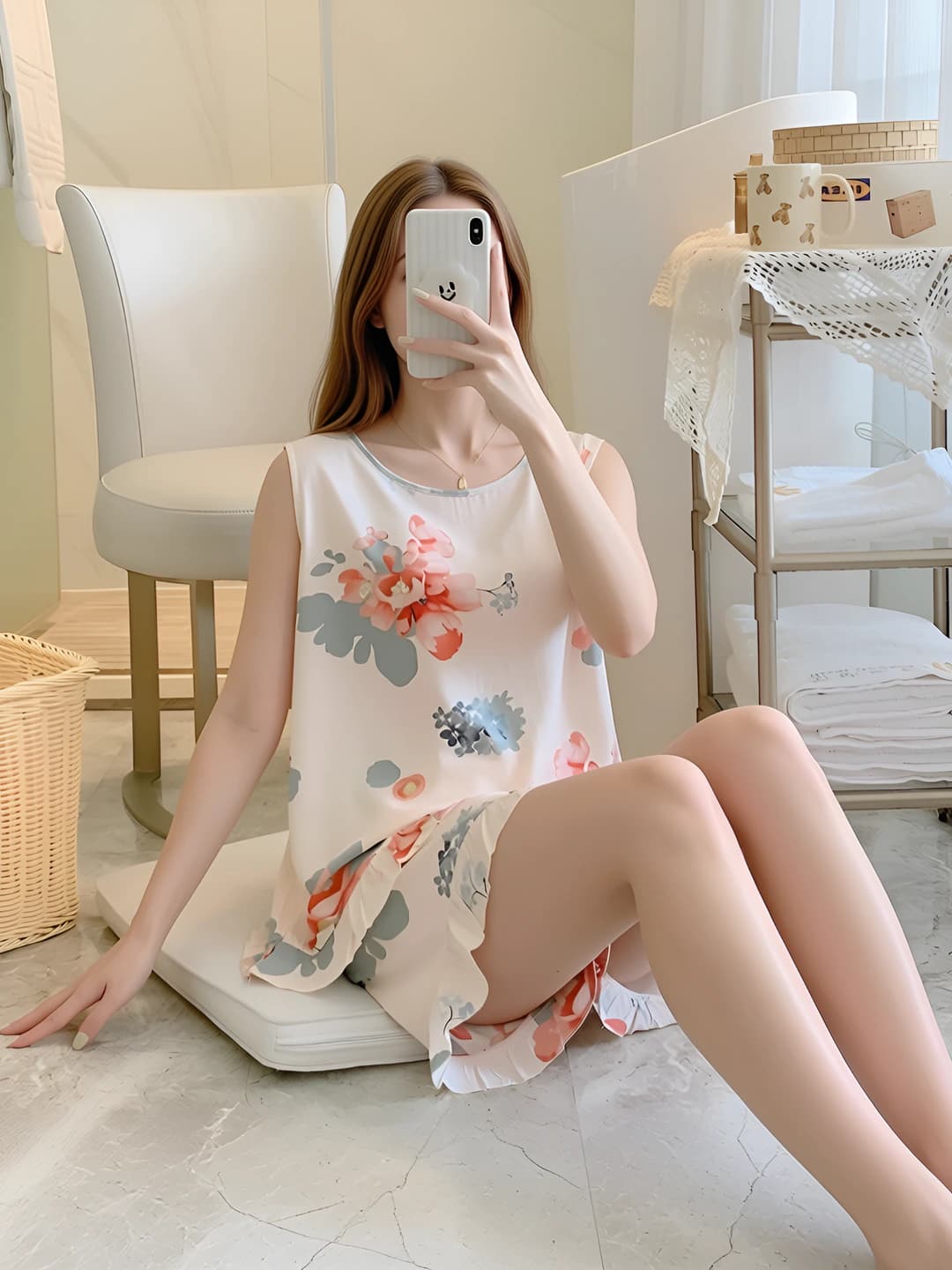 503 Крупные цветы телесного