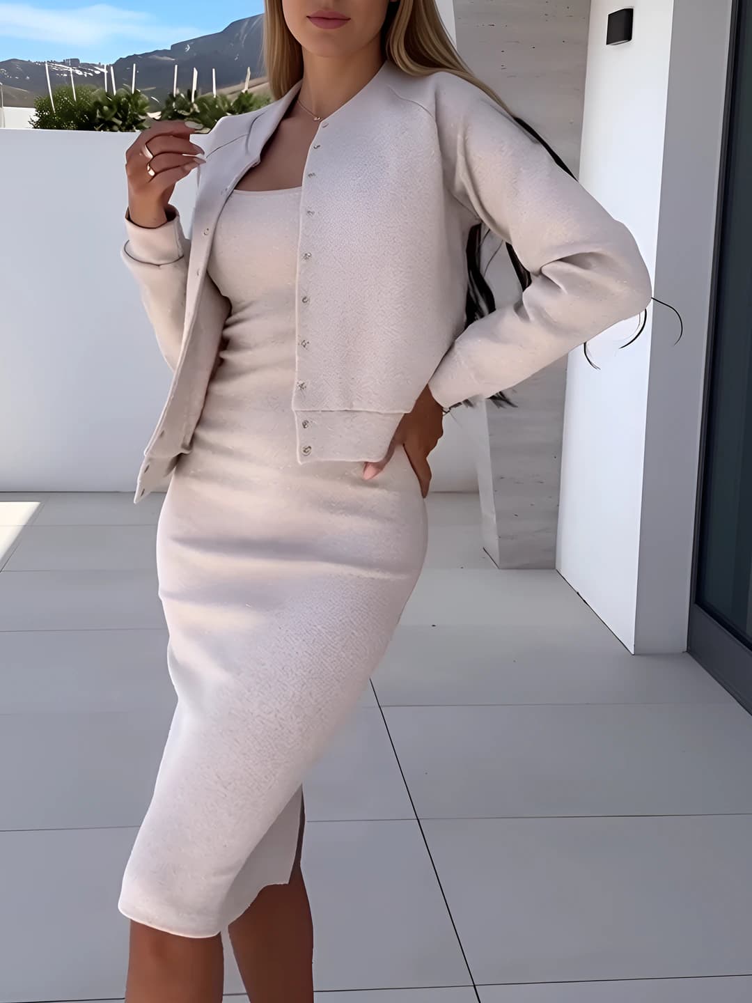 Light grey short