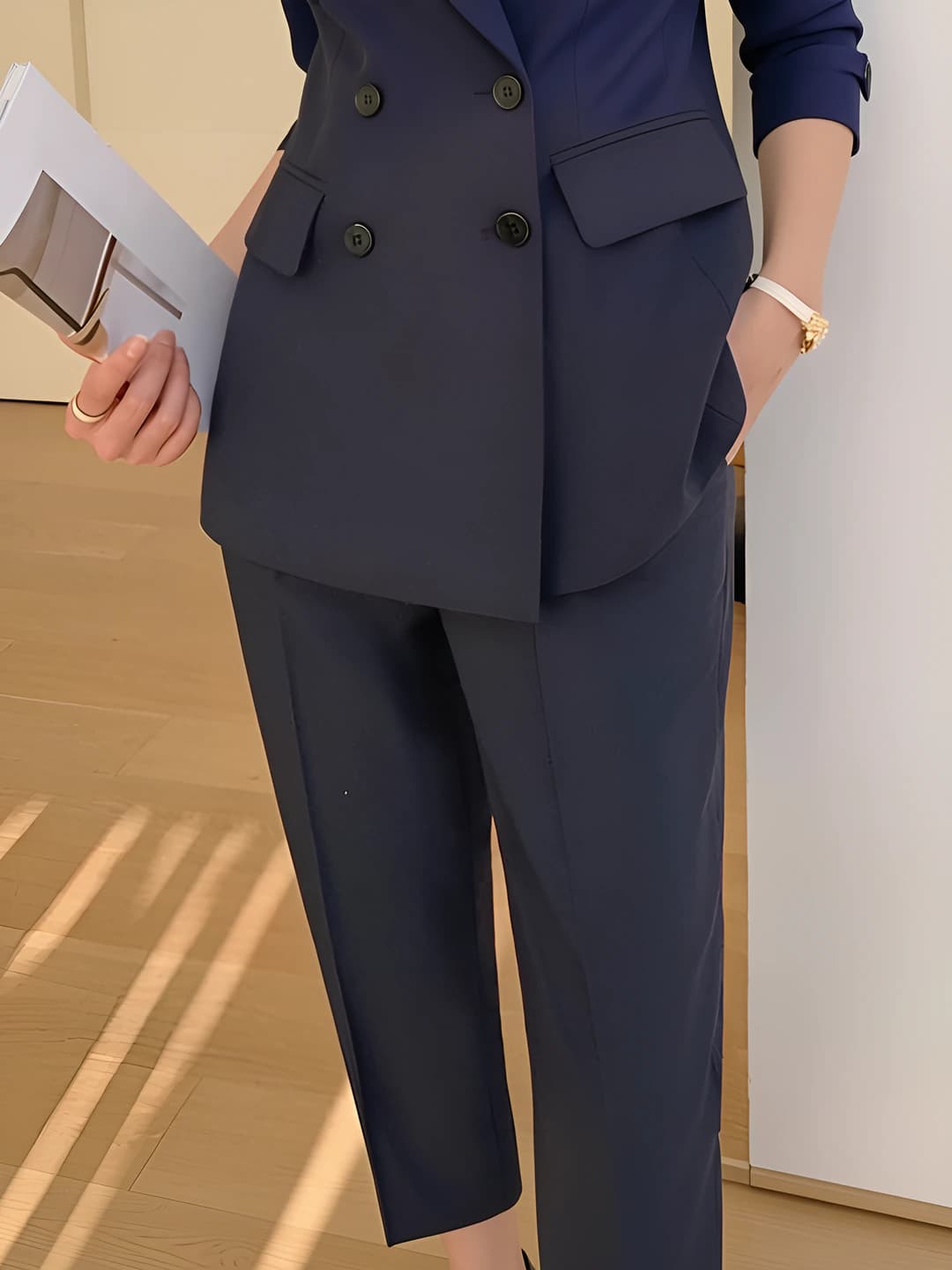 Navy blue pants (1 pc)