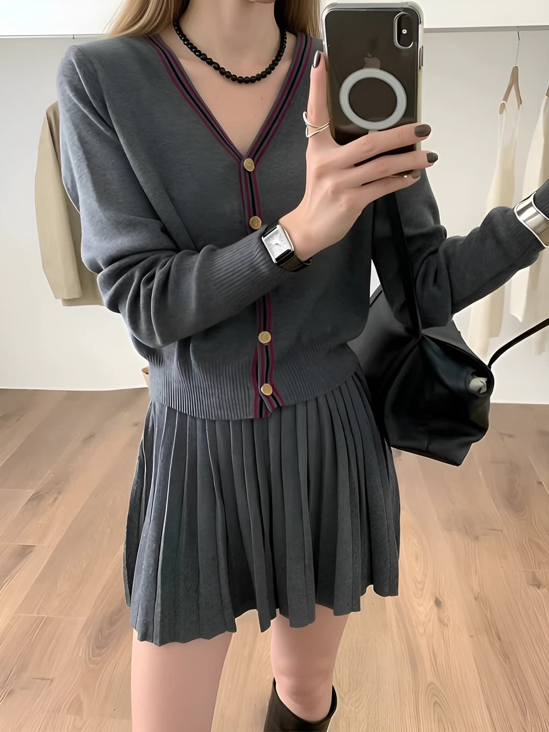 Grey suit