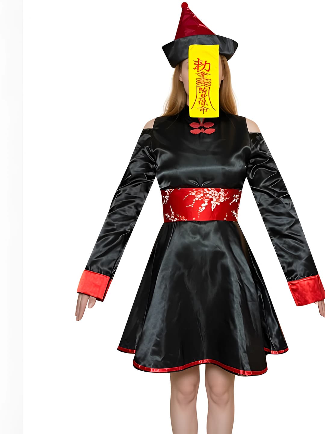 Qizil (Dress + Waist Belt + Hat)