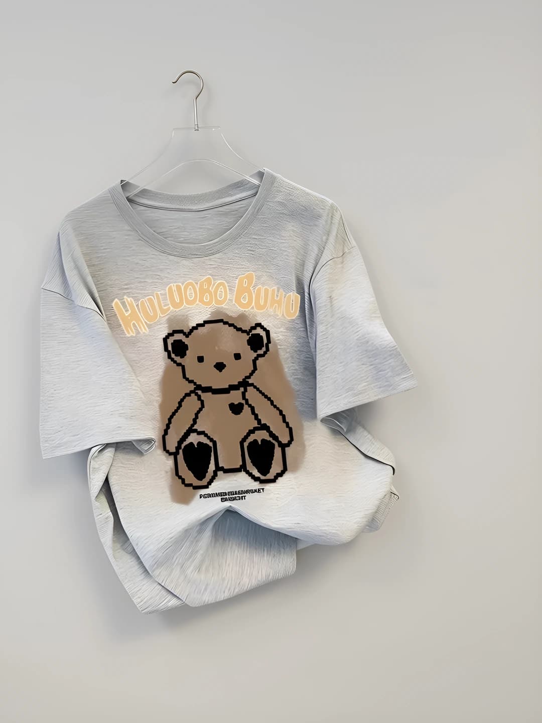 Bear, linen grey