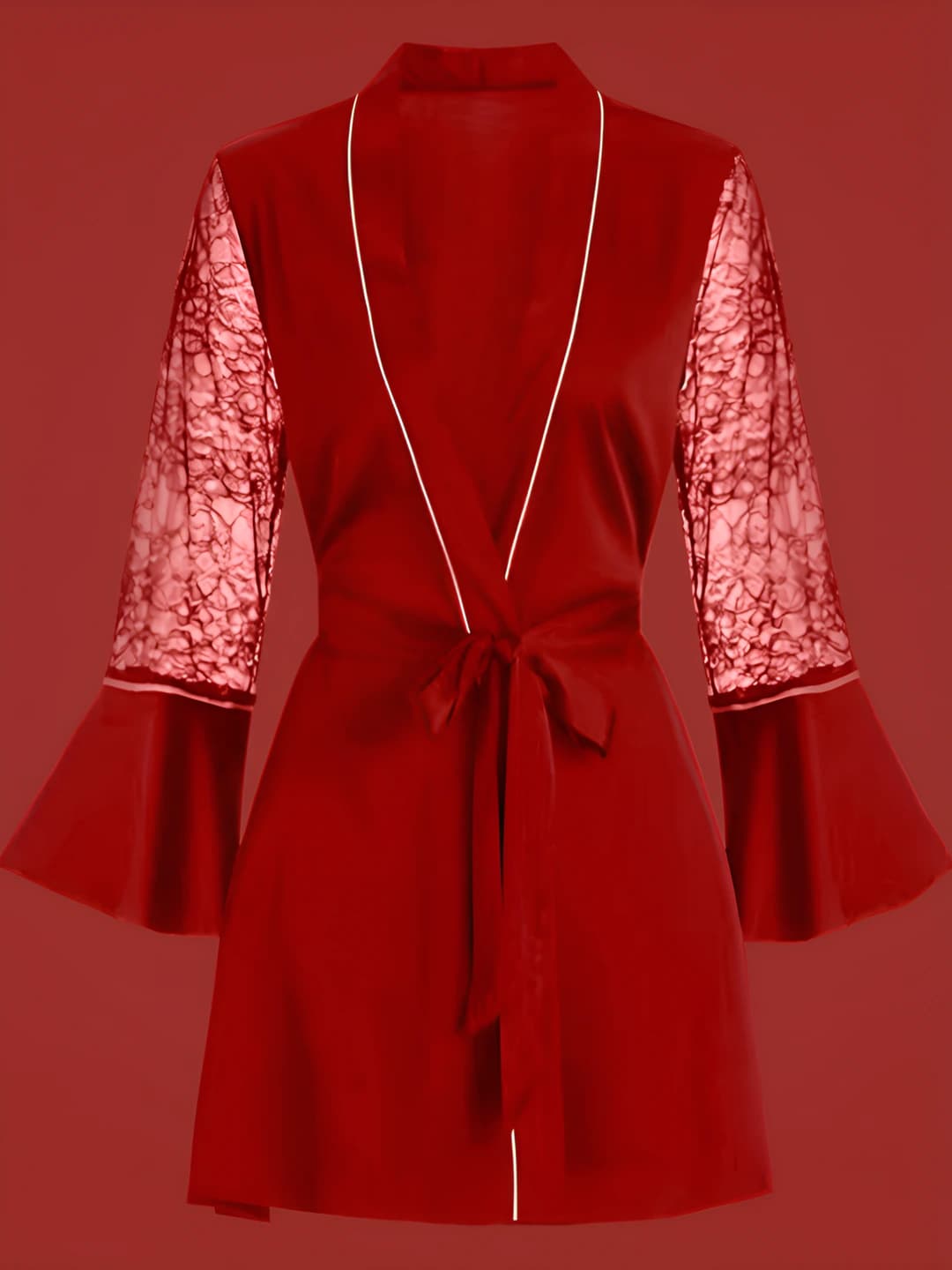 1899 Dark red (Nightgown+Panties)