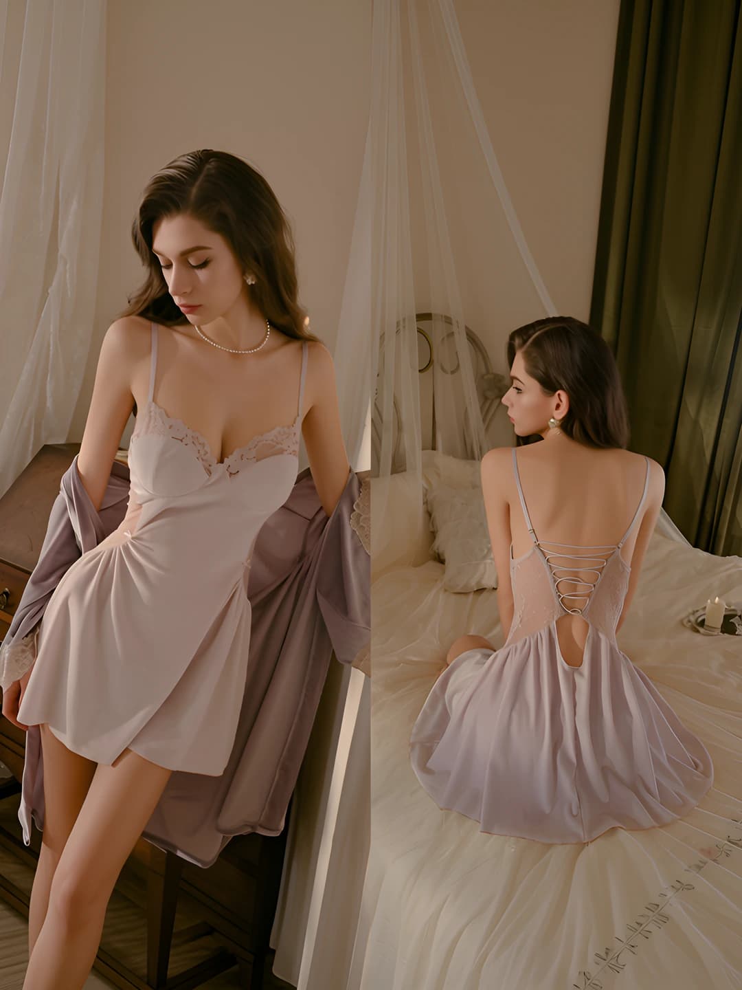 Aqua purple set