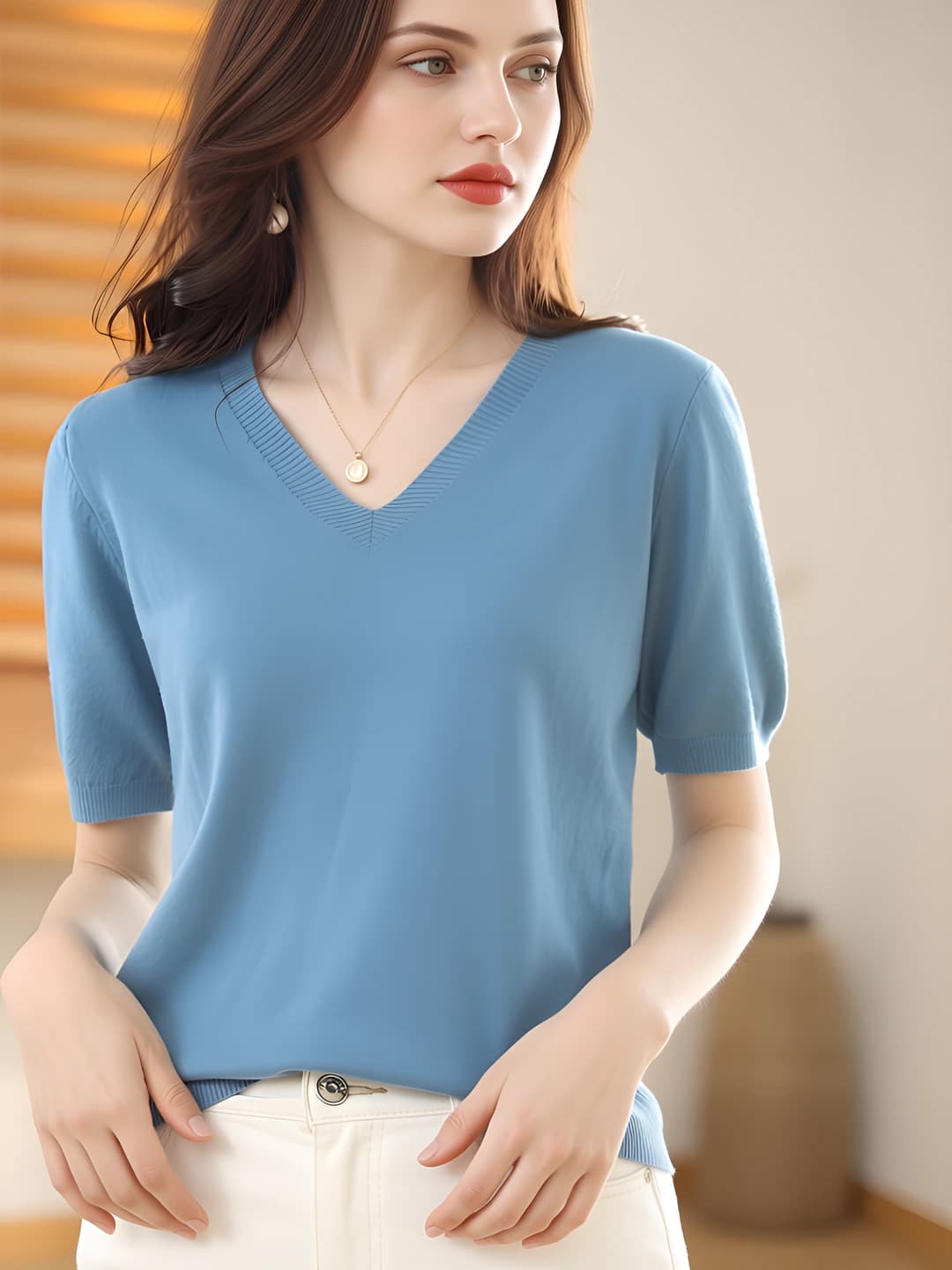 Hazy blue