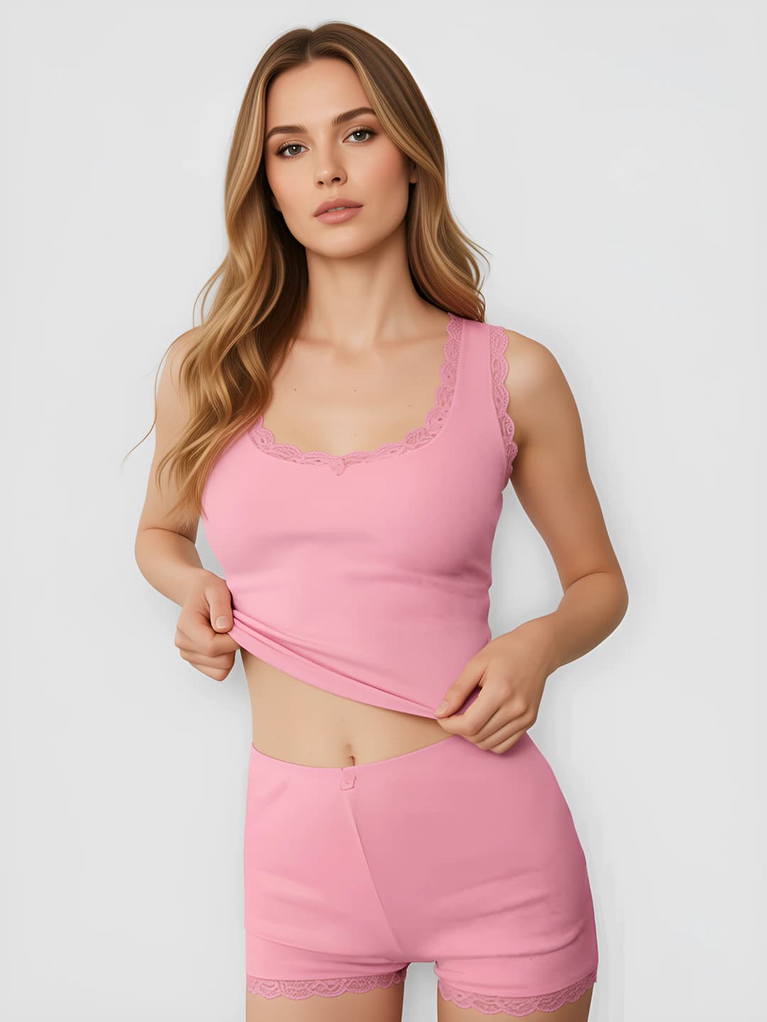 0.5" thin strap, pink, 1 pc