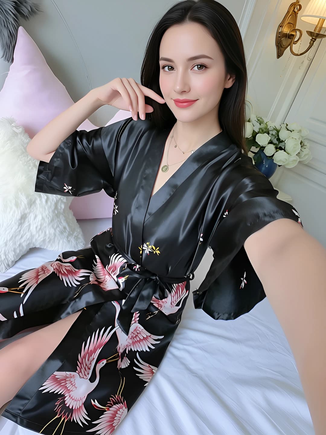 Dreamy black (robe, crane style)