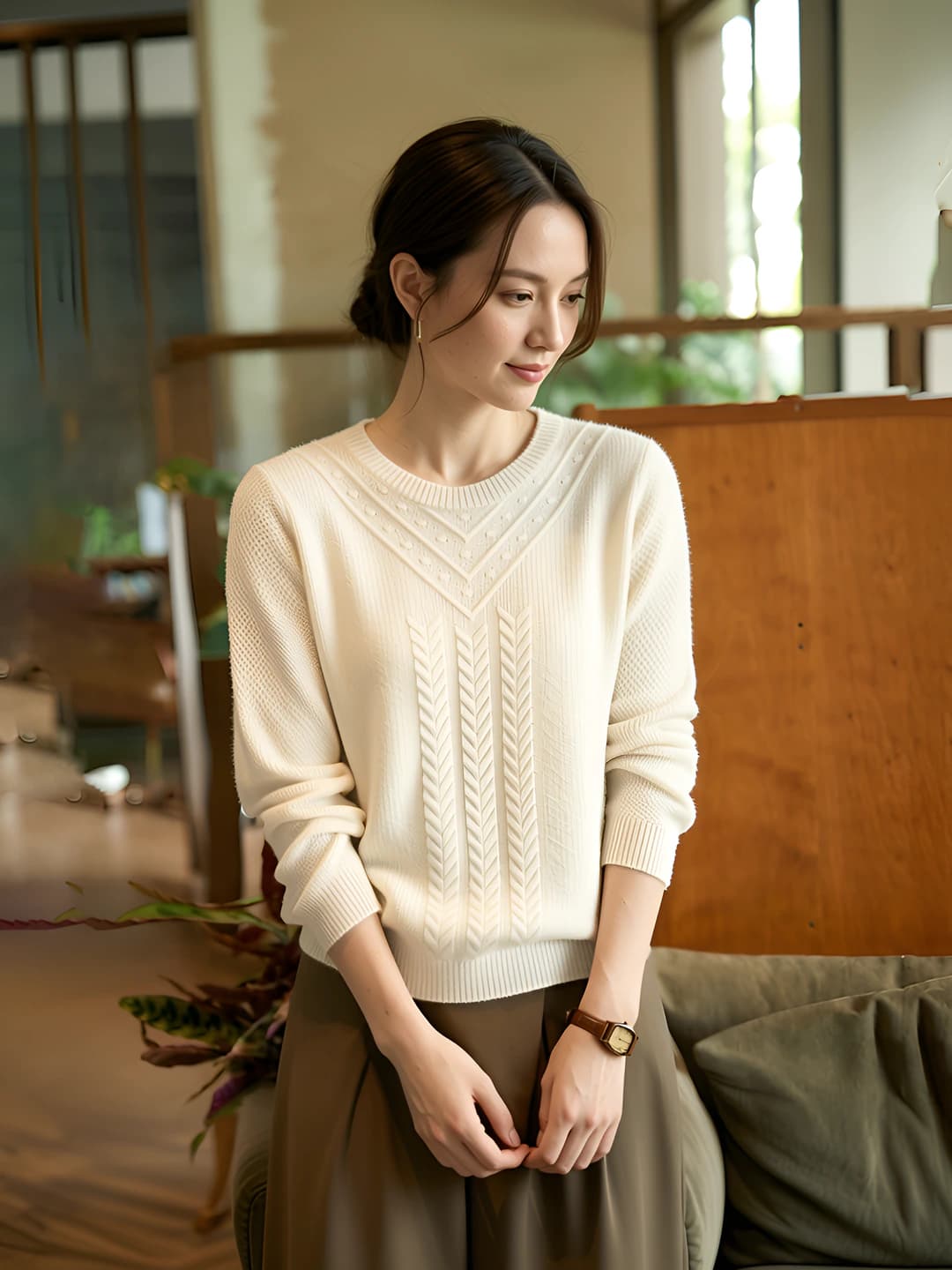 Cream white
