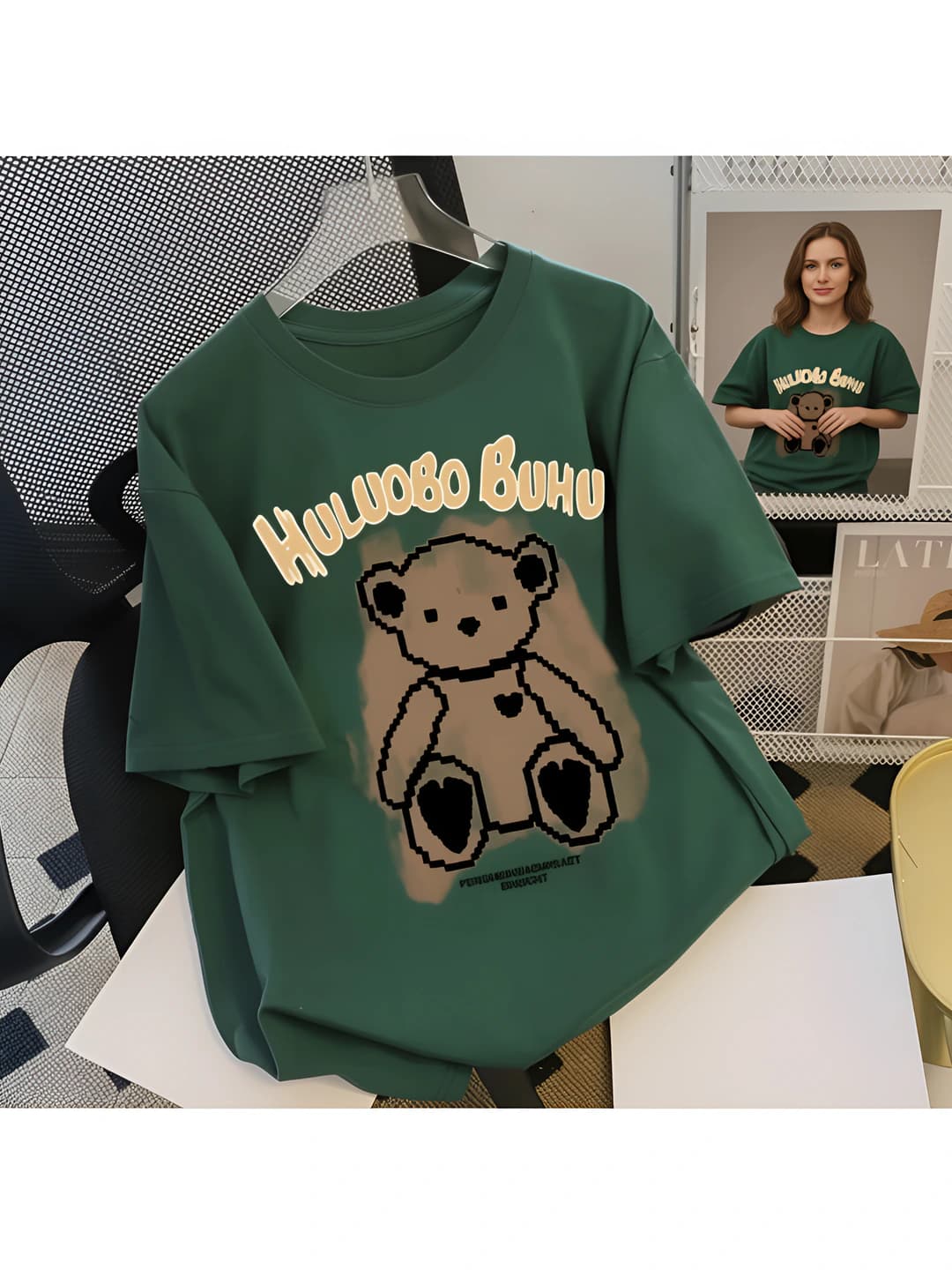 Bear, dark green