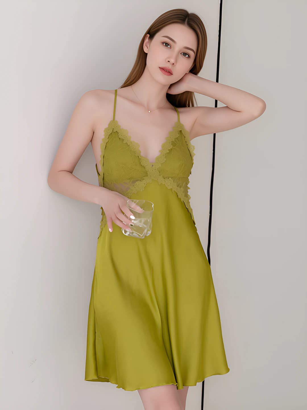 Yellow (700 slip dress)
