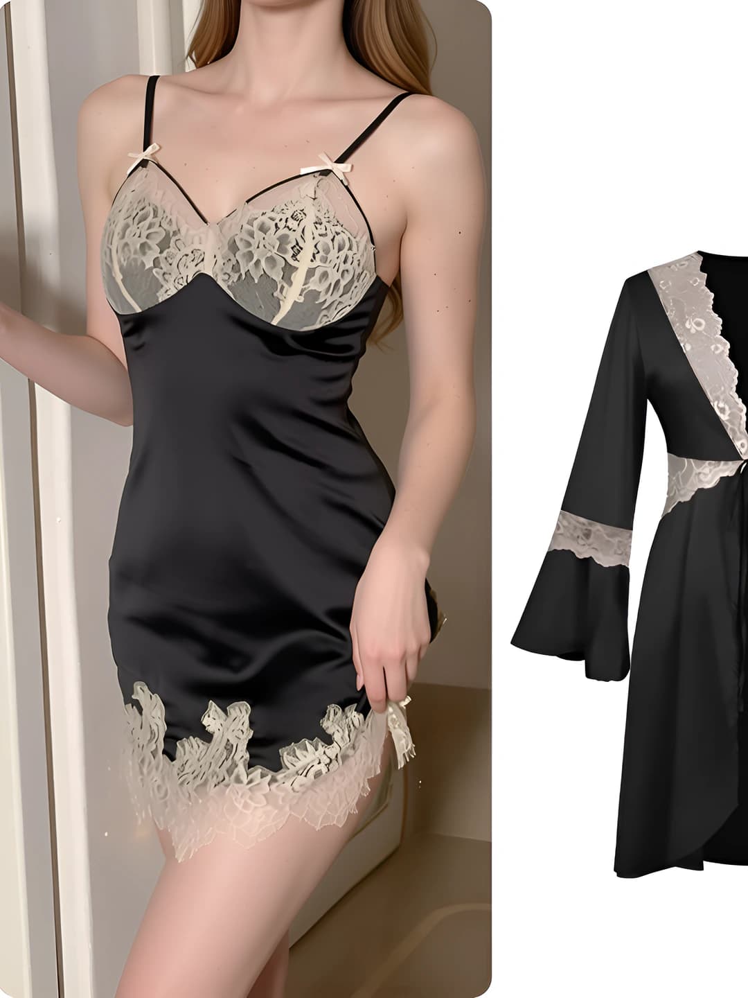 Black with Robe