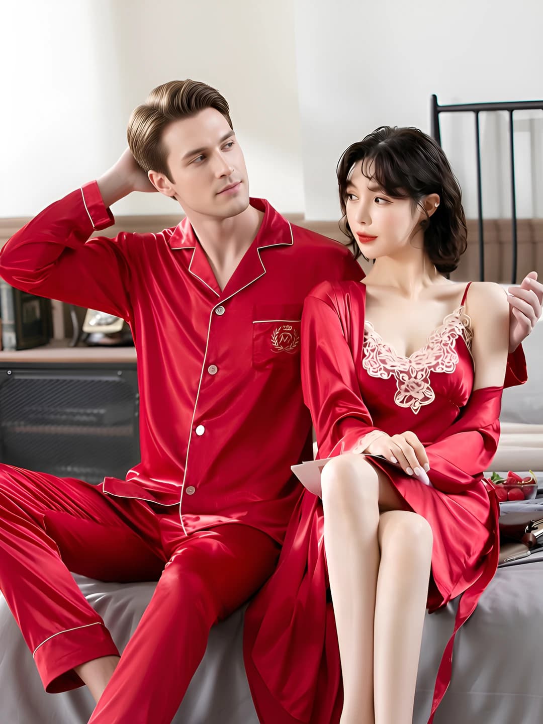 1089-3007 Wine red (with cups)