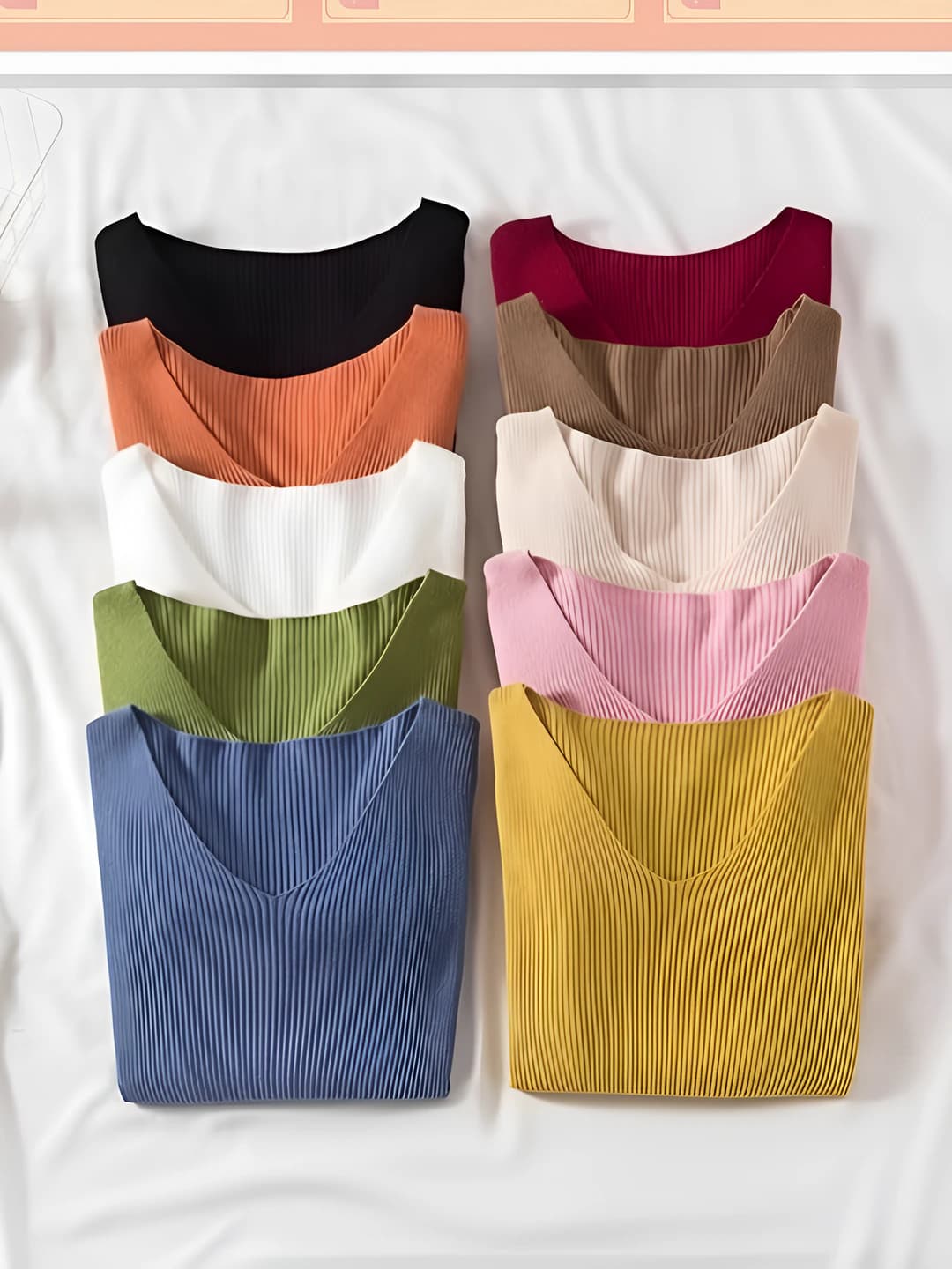 Women's V-neck long-sleeve sweater, slim fit solid colour long-sleeve base top for autumn-winter